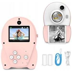 Aparat cyfrowy Shona Aparat z drukarką SHONA KCP04 4FUN PINK