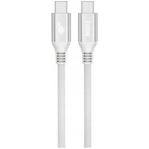 Kabel USB TB USB-C - USB-C 1 m Biały (AKTBXKUCCOSI10W)