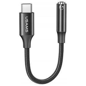 Adapter USB Usams Kabel adapter Usams AU16 USB-C/Jack 3,5mm czarny