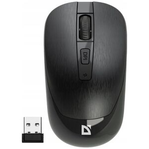 Mysz Defender Mysz bezprzewodowa Defender WAVE MM-995 optyczna bezklikowa silent 1600dpi czarna