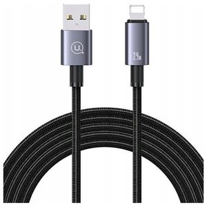 Kabel USB Usams USB-A - Lightning 1.2 m Czarny (USA1048)