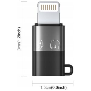 Adapter USB Puluz Adapter Przejściówka Redukcja Z Apple Lightning Iphone Na Usb-c Usb Type-c / Pu649b