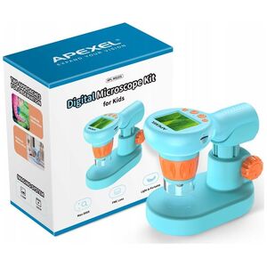Mikroskop Apexel Mikroskop Cyfrowy Dziecięcy 2w1 800x Ekran Lcd 2.0"" Zdjęcia Filmy Hd 1080p / Apl-ms201