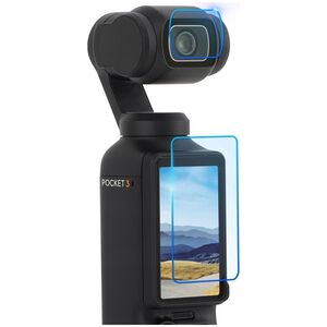 SunnyLife Zestaw Osłon Osłony 2x Osłona Na Ekran Oraz Obiektyw Do Dji Osmo Pocket 3 / Op3-bhm717-2