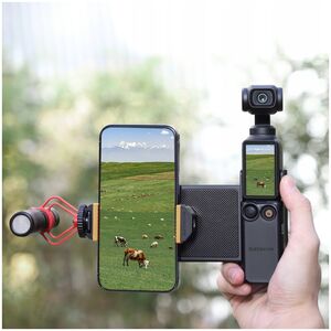 SunnyLife Mocowanie Uchwyt Na Dji Osmo Pocket 3 Do Telefonu Telefon + Iso + Schowek / Op3-ad744-d
