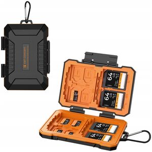 Pokrowiec Kf Futerał Case Etui Pudełko Pancerne / Wodoodporne Na Karty Pamięci Tf Micro Sd Xqd Cf / Karty Sim - K&f Concept / Kf31.080