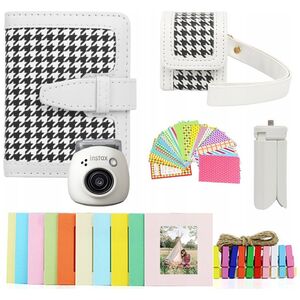 LoveInstant Zestaw 5w1 Akcesoria Etui Album Naklejki Ramki Statyw Do Fuji Instax Pal / Biały