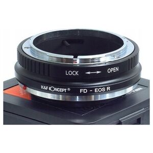 Kf Adapter Redukcja Na Obiektyw Canon Fd Do Canon Eos R Rf Rp K&f / Kf06.378 / Fd-eos R