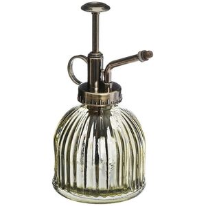 Atmosphera Rozpylacz szklany w stylu vintage, Ø 8 x 16 cm, kolor żółty