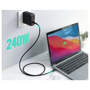 Kabel USB Aukey USB-C - USB-C 1 m Czarny (CB-SCC241)