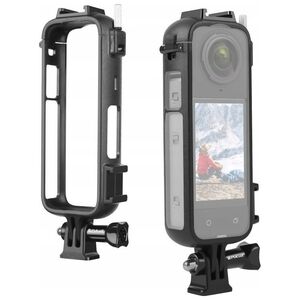 Puluz Frame Mount Uchwyt Obudowa Ramka Montażowa Statyw 2x Iso Do Insta360 X4 / X 4 / Pu979b