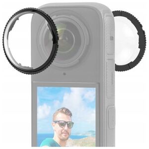 Osłona na obiektyw Puluz Zestaw Osłon 2x SzkŁo Ochrona Osłona Na Obiektyw Do Insta360 X4 / X 4 / Pu988t