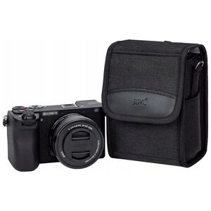 Pokrowiec JJC Futerał Pokrowiec Etui Case Kabura Do Canon Eos M5 M50 M10 M Nikon Z30 Z50 Sony Ricoh Fujifilm / Oc-fx1 Czarny