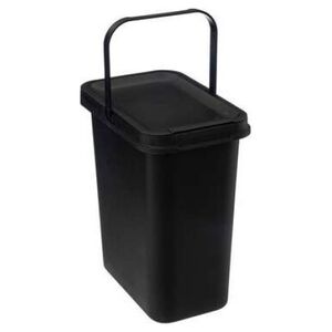5five Kosz na śmieci, czarny, 12 l