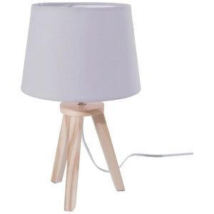 Atmosphera Lampa nocna z trójnogu, 31 cm, kolor szary