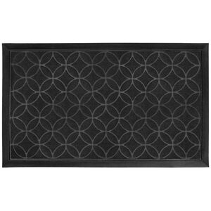 Douceur d`Interieur Wycieraczka gumowa pod drzwi FEUILLES, 45 x 75 cm