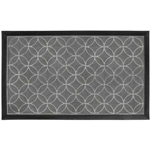 Douceur d`Interieur Wycieraczka gumowa pod drzwi FEUILLES, 45 x 75 cm