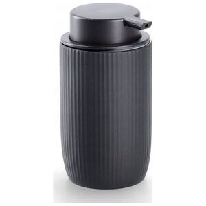 Dozownik do mydła Zeller Ceramiczny prążkowany dozownik na mydło, Ø 7,7 cm