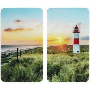 Maximex Szklane płyty ochronne na kuchenkę LIGHTHOUSE, 2 sztuki