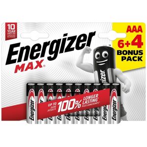 Energizer Energizer LR03/10 Max AAA 6+4 zdarma