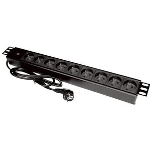 Act Listwa zasilająca 19" 9x CEE 7/5 wtyk CEE 7/7 z diodą LED (PZ09)