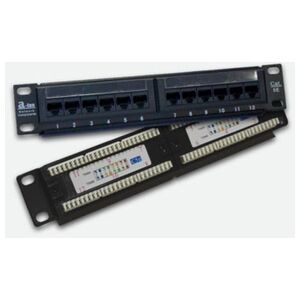 Alantec Patchpanel UTP 12 portów kat 5e pełny - PK014