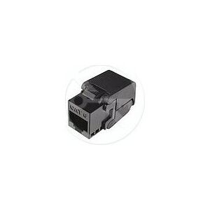 Solarix Keystone CAT6 UTP RJ45 czarny samogwintująca SXKJ-6-UTP-BK-SA