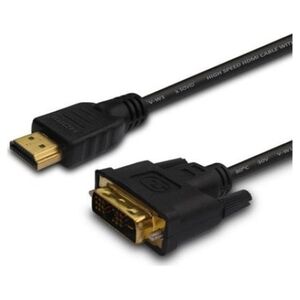 Kabel Savio HDMI - DVI-D 1.5m czarny (SAVIOCL10)