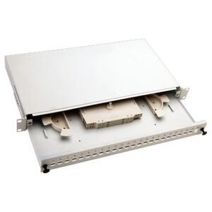Alantec FO Panel / Przełącznica 24xSC 19" 1U z akcesoriami (FOP-1U-24SCS-S)