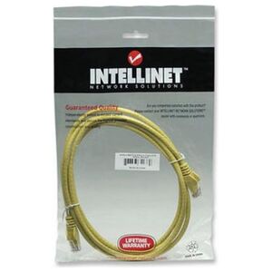Intellinet Network Solutions Intellinet patch cord RJ45 kat. 6 UTP 1m Źółty 100% miedź (342346)