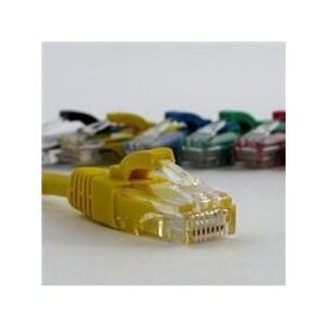 NetRack patchcord RJ45 osłonka zalewana kat. 6 UTP 0.5m Żółty (BZPAT0P56Y)