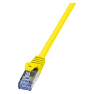 LogiLink Patchcord, CAT6A, S/FTP, PIMF, 0,25m, żółty (CQ3017S)