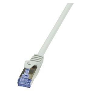 LogiLink Patchcord, CAT6A, S/FTP, PIMF, 0,25m, szary (CQ3012S)