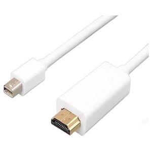 Kabel Savio DisplayPort Mini - HDMI 1.8m biały (SAVIO CL-83)