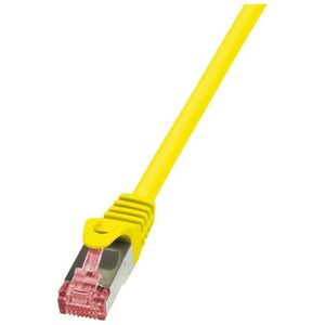 LogiLink Patchcord Cat.6 S/FTP PIMF 0,5m, żółty (CQ2027S)
