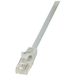 LogiLink Patchcord CAT 6 U/UTP EconLine, 25cm, szary (CP2012U)