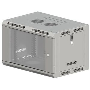 Szafa Q-Lantec Wisząca 19" 9U (SW-9U-600-500-N-DSJ-OP-RP-B-S)