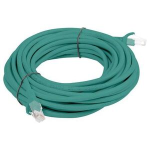 Lanberg RJ-45/RJ-45 kat.5e Zielony 15m (PCU5-10CC-1500-G)