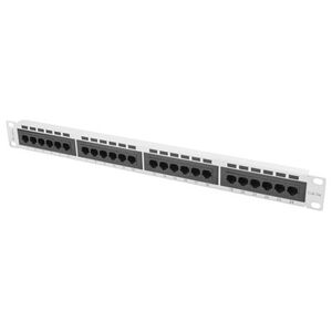 Lanberg Patch panel 1U 19" 24x RJ-45 Kat.5E Szary (PPU5-1024-S)