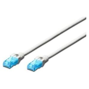 Digitus Patchkabel DIGITUS RJ45 U/UTP Cat5e 7.00m weiß Hebelschutz - DK-1512-070/WH