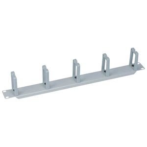 LogiLink Organizator kabli 19'' 1U z uchwytami Szary (OR104G)