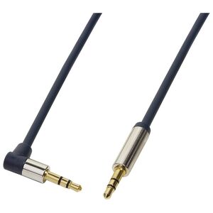 Kabel LogiLink Jack 3.5mm - Jack 3.5mm 1m niebieski (CA11100)
