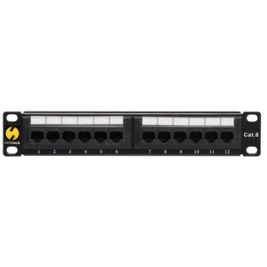 NetRack Patch panel 10" 12-portów Kat. 6 UTP (104-16)