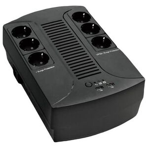 UPS EuroCase 4 gniazd czarny (EA200PLUS-850VA-EVO)
