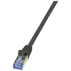 LogiLink CAT7 S/FTP Patchkabel Primeline PIMF czarny 0,50m (CQ4023S)