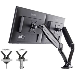 iiyama Uchwyt biurkowy na 2 monitory 10" - 27" (DS3002C-B1)