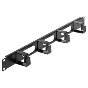 Intellinet Network Solutions Organizator kabli do szafy Rack 19" 1U, Czarny (711050)