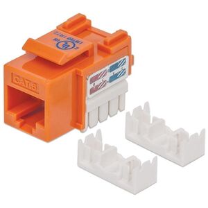 Intellinet Network Solutions Moduł Keystone CAT.6, UTP, RJ45, zaciskany, pomarańczowy (210775)