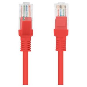 Lanberg Patchcord, Cat6, nieekranowany, 10m, czerwony (PCU6-10CC-1000-R)