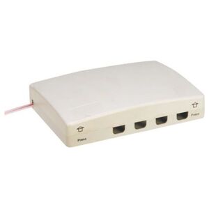 Alantec Gniazdo naścienne FTTH 4C bez adapterów (FOPA-4A-01)